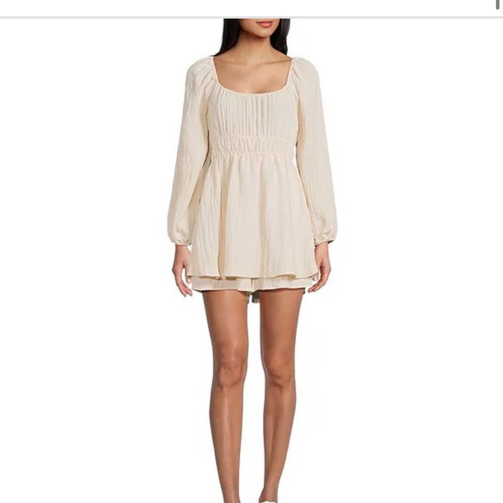 Elegant Cream Women's Romper